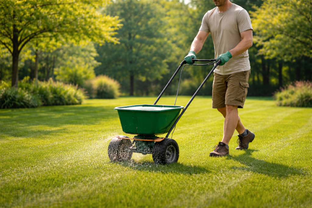 Fertilising A Summer Lawn