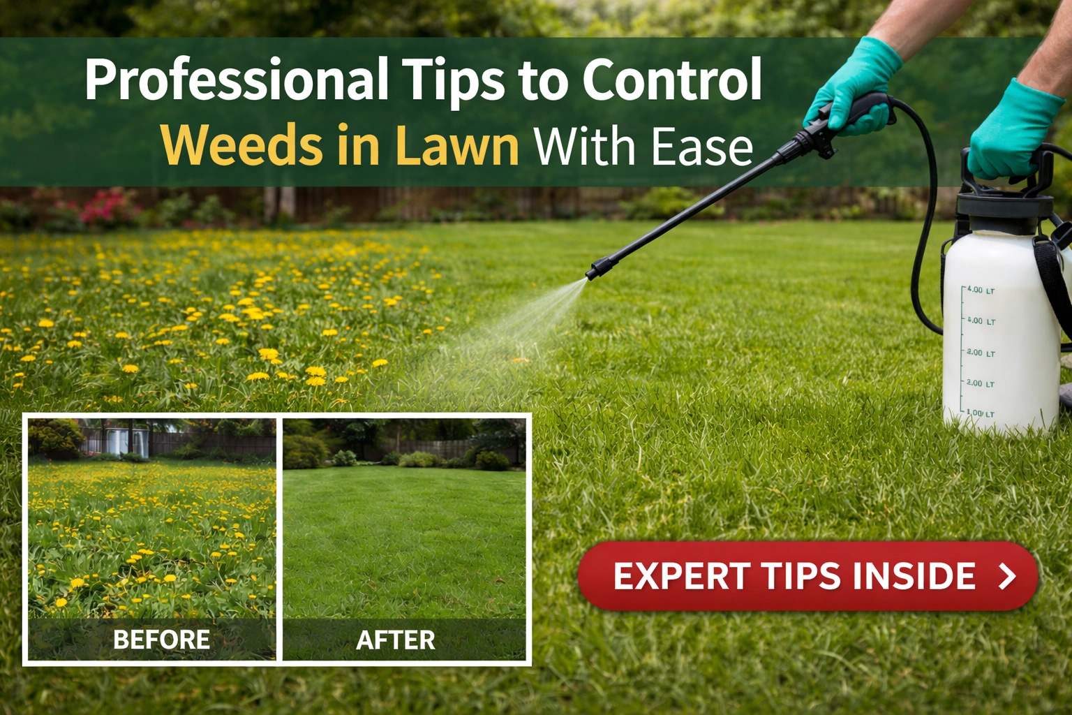 Control Weeds in Lawn