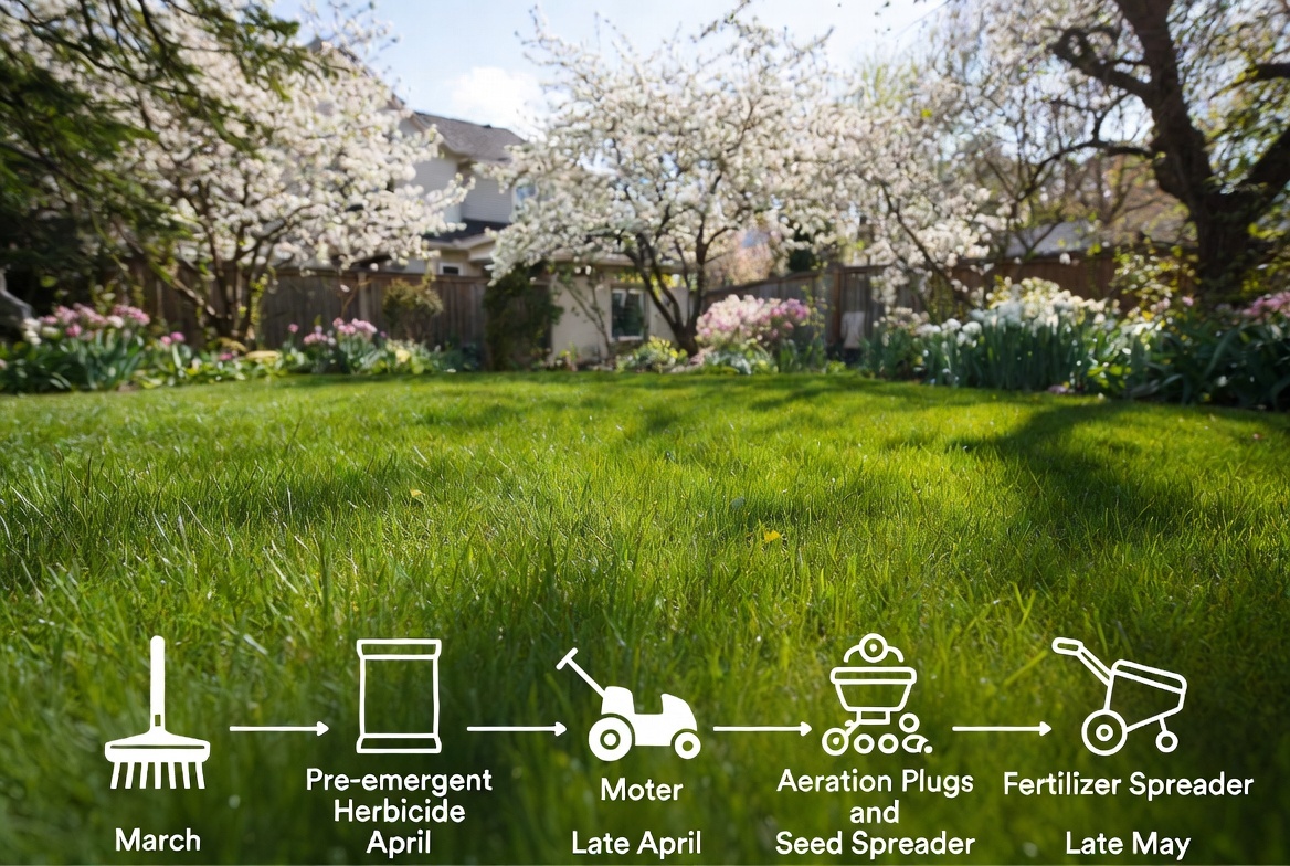 Spring Lawn Care Schedule